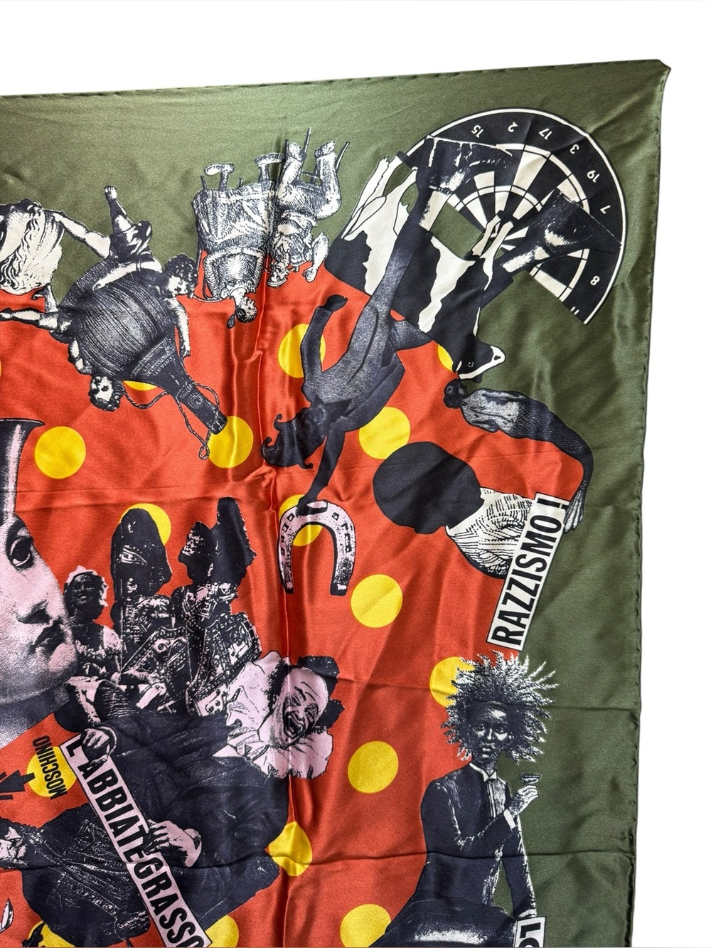 Moschino Larioseta Como Silk Scarf Vintage - Picture 4 of 7